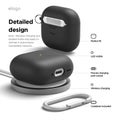 ELAGO Airpods 4th gen Liquid Hybrid Hang Case Black