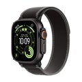 Apple Watch Ultra 3 GPS + Cellular 49mm Black Titanium Case with Black/Charcoal Trail Loop - S/M