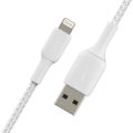 Belkin Boost Charge PRO Flex Lightning to USB-A Braided Cable White