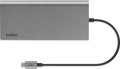 Belkin Connect 8-in-1 Dual Display Core Hub, Grey