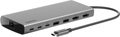 Belkin Connect 8-in-1 Dual Display Core Hub, Grey