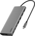 Belkin Connect 8-in-1 Dual Display Core Hub, Grey