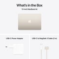 Apple MacBook Air 13" M4 chip with 10-core CPU and 8-core GPU, 16GB, 256GB SSD - Starlight
