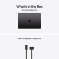 Apple MacBook Pro 16" M5 Pro chip with 18‑core CPU and 20‑core GPU, 24GB, 1TB SSD - Space Black