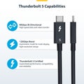 StarTech.com Thunderbolt 5 (USB‑C) cable (50cm)