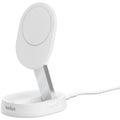 Belkin BoostCharge Pro Convertible Qi2 15w Magnetic Charging Stand, w/PSU, White