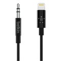 Belkin Lightning to 3.5mm Cable, Black