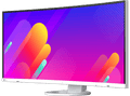 Eizo FlexScan 37,5" Curved 24:10 UHD 3840x1600 IPS, USB-C (PD 85W)/DP, ohuet reunat, Valkoinen
