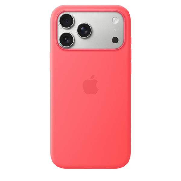Apple iPhone 17 Pro Max Silicone Case with MagSafe &ndash; Bright Guava