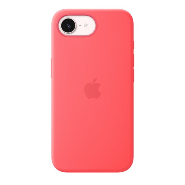 Apple iPhone 17e Silicone Case with MagSafe &ndash; Bright Guava