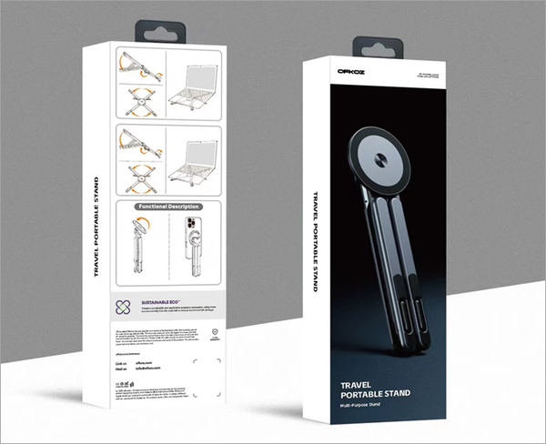 OFKOZ Travel Portable Stand with Magsafe magnet, Grey