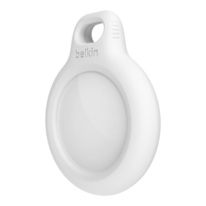 Belkin Secure Holder with Keyring for AirTag - White