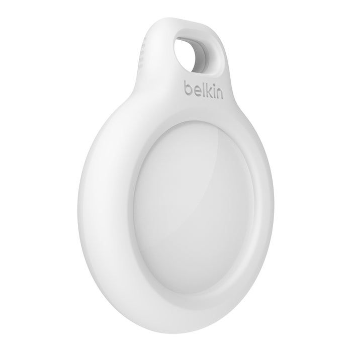 Belkin Secure Holder with Keyring for AirTag - White