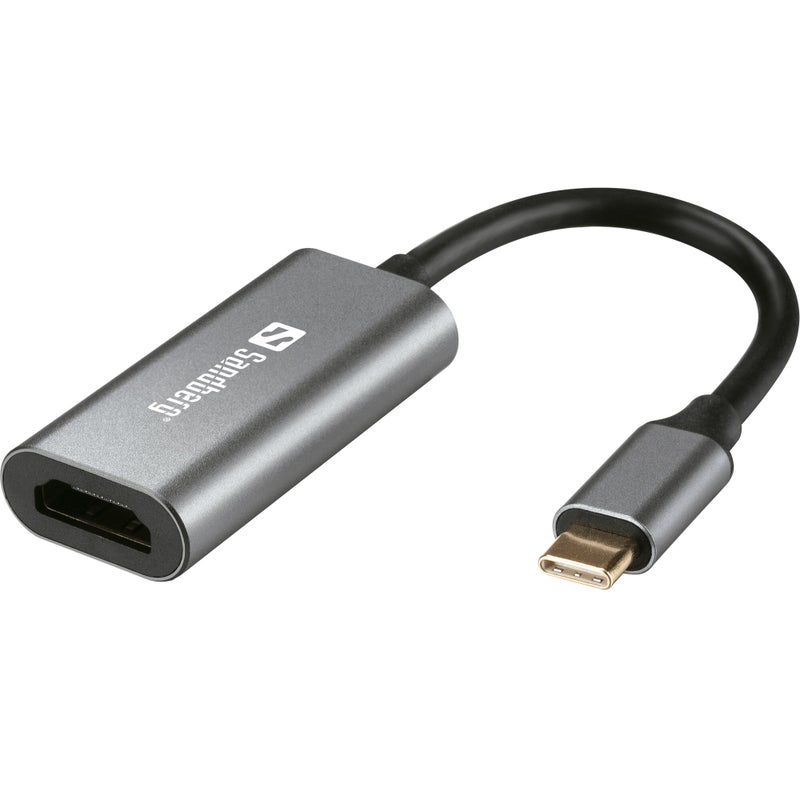 Sandberg USB-C to HDMI Link 4K@60Hz adapter, Gray