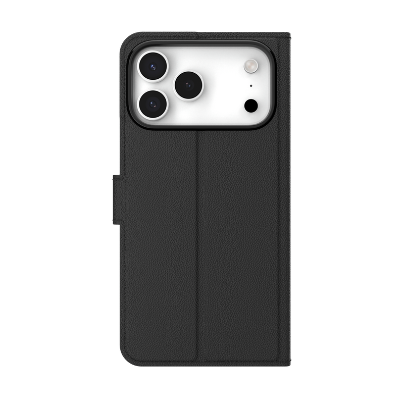 ZAGG IF Defence Folio for iPhone 17 Pro Max, Black, takapuoli, kuoressa vaalea iPhone 17 Pro Max