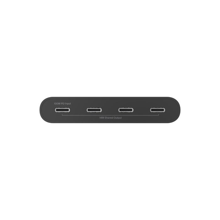 Belkin USB-C to 4-Port USB-C Hub, Black