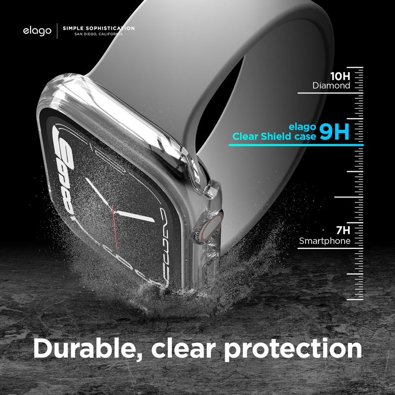 ELAGO Clear Shield for Apple Watch 7/8 Crystal Clear - 41mm