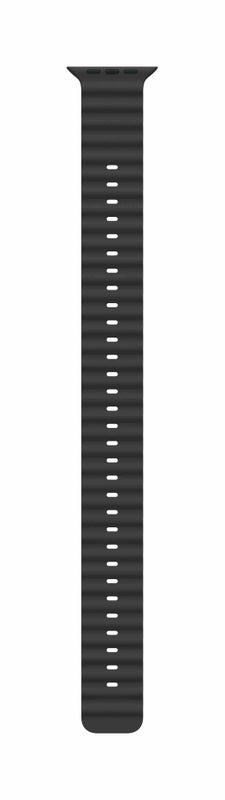 Apple Watch 49mm Black Ocean Band Extension - Natural Titanium Finish