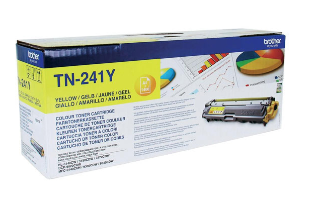 Brother v&auml;rikasetti TN245Y, 2200 sivua