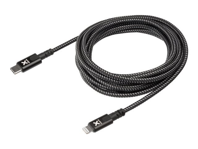 XTORM Premium USB-C - Lightning cable 3m Black