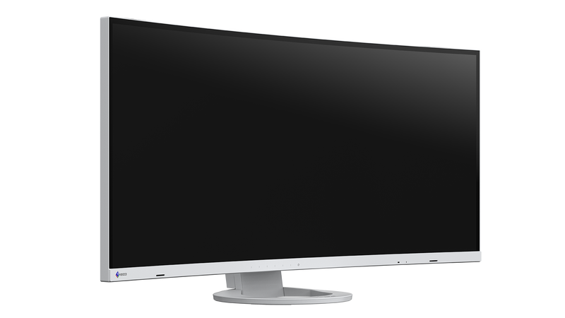 Eizo FlexScan 37,5" Curved 24:10 UHD 3840x1600 IPS, USB-C (PD 85W)/DP, ohuet reunat, Valkoinen