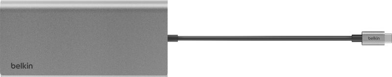 Belkin Connect 8-in-1 Dual Display Core Hub, Grey