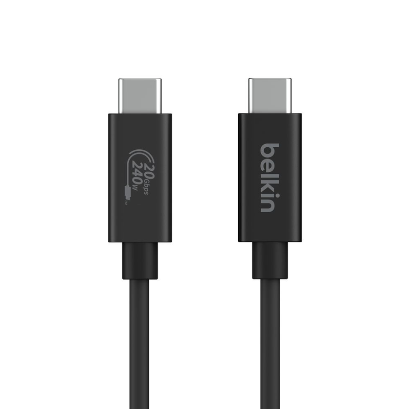 Belkin USB4 USB-C to USB-C (20GB/s, max. 240W), 2.0m Black