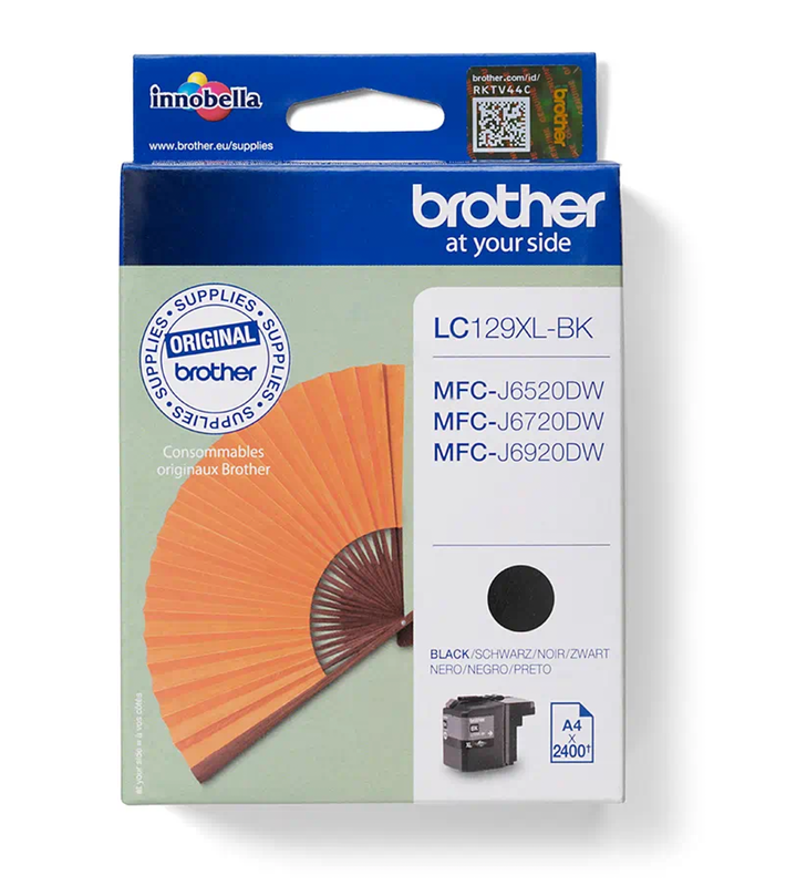 Brother mustepatruuna LC129XLBK, musta, 2400 sivua