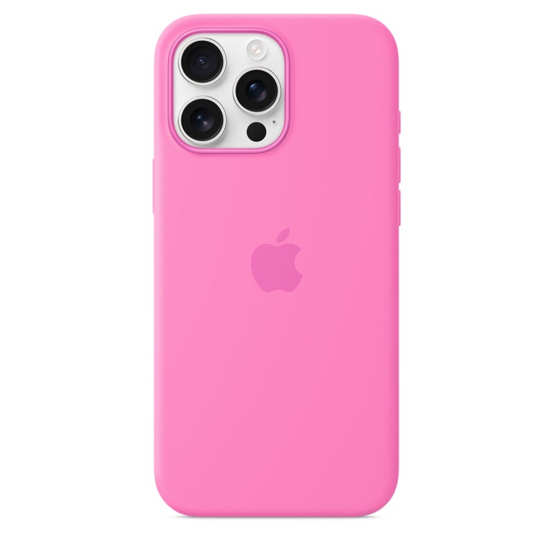 Apple iPhone 16 Pro Max Silicone Case with MagSafe - Peony
