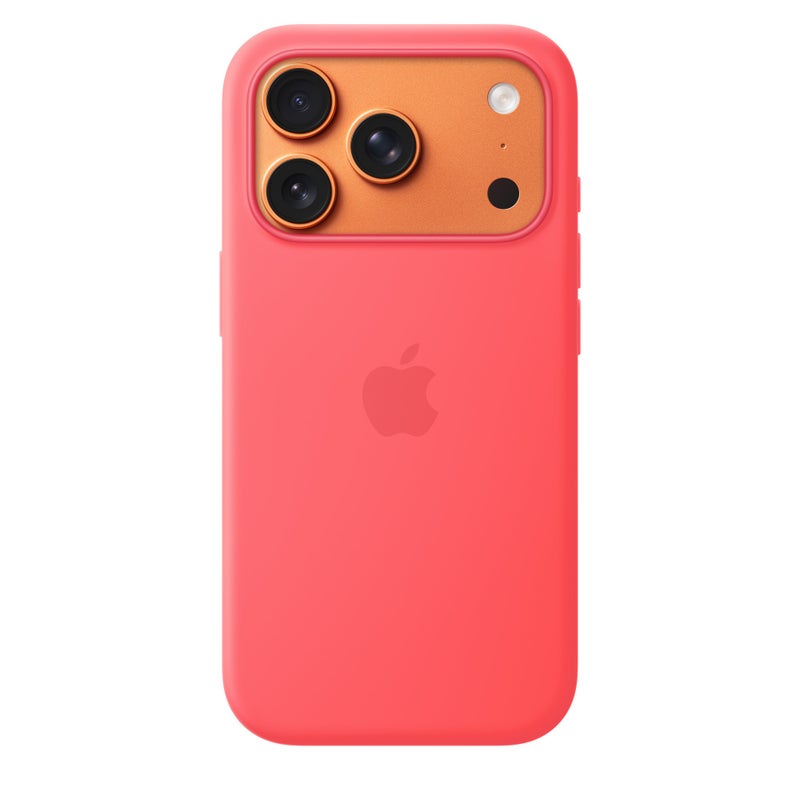 Apple iPhone 17 Pro Silicone Case with MagSafe &ndash; Bright Guava