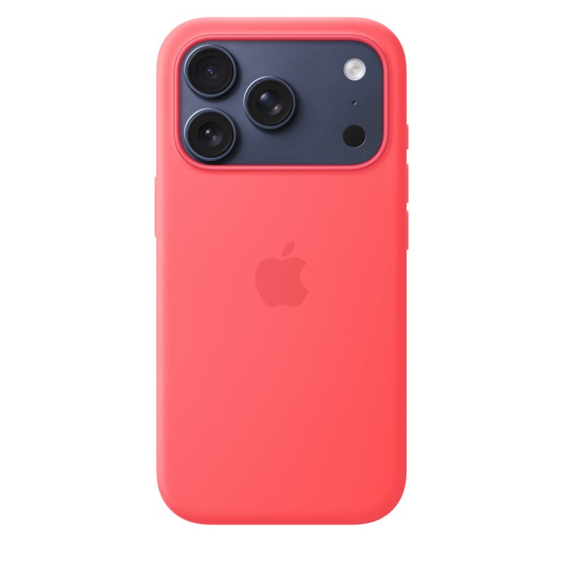 Apple iPhone 17 Pro Silicone Case with MagSafe &ndash; Bright Guava