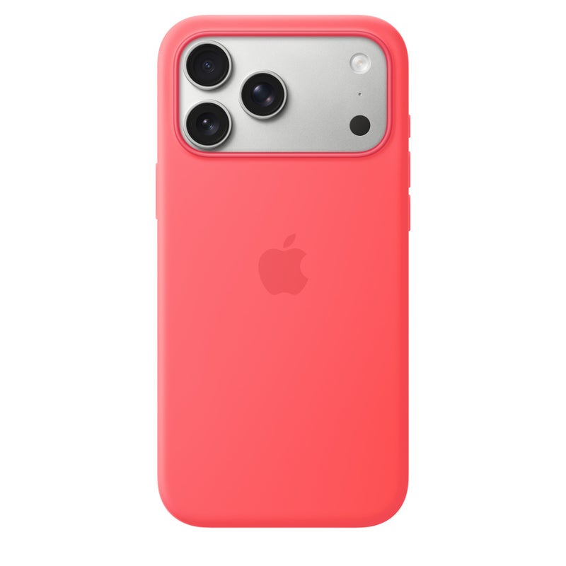 Apple iPhone 17 Pro Max Silicone Case with MagSafe &ndash; Bright Guava