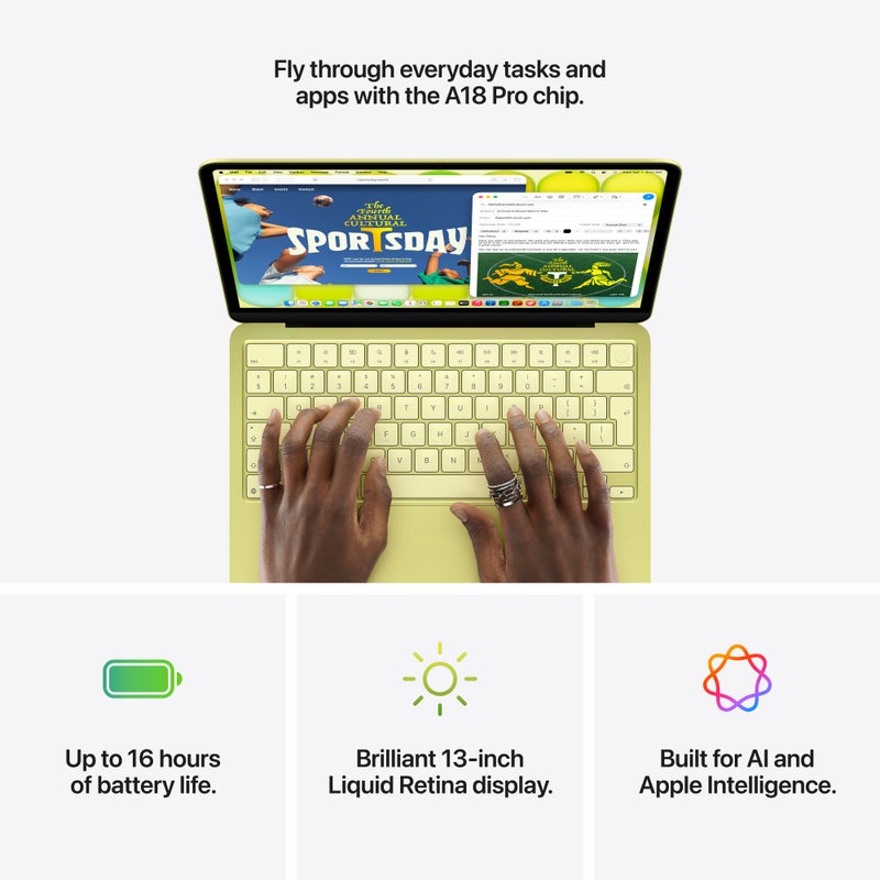 Apple MacBook Neo 13" A18 Pro chip with 6‑core CPU and 5‑core GPU, 8GB, 512GB SSD, Touch ID - Blush