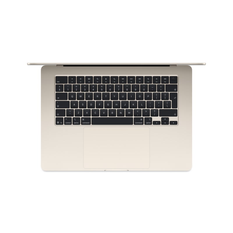 Apple MacBook Air 15" M5 chip with 10‑core CPU and 10‑core GPU, 16GB, 1TB SSD - Starlight