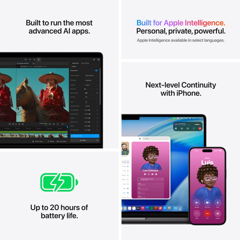 Apple MacBook Pro 14" M5 Max chip with 18‑core CPU and 32‑core GPU, 36GB, 2TB SSD - Silver