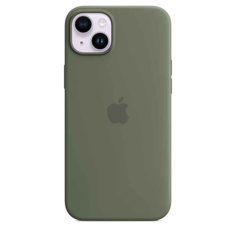 Apple iPhone 14 Plus Silicone Case with MagSafe - Olive