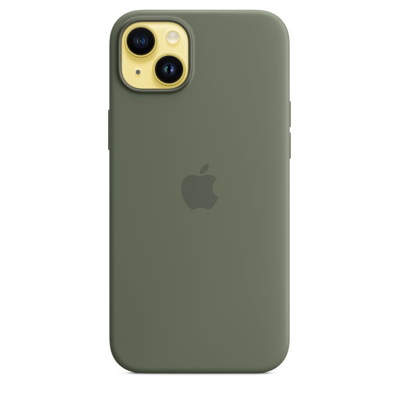 Apple iPhone 14 Plus Silicone Case with MagSafe - Olive