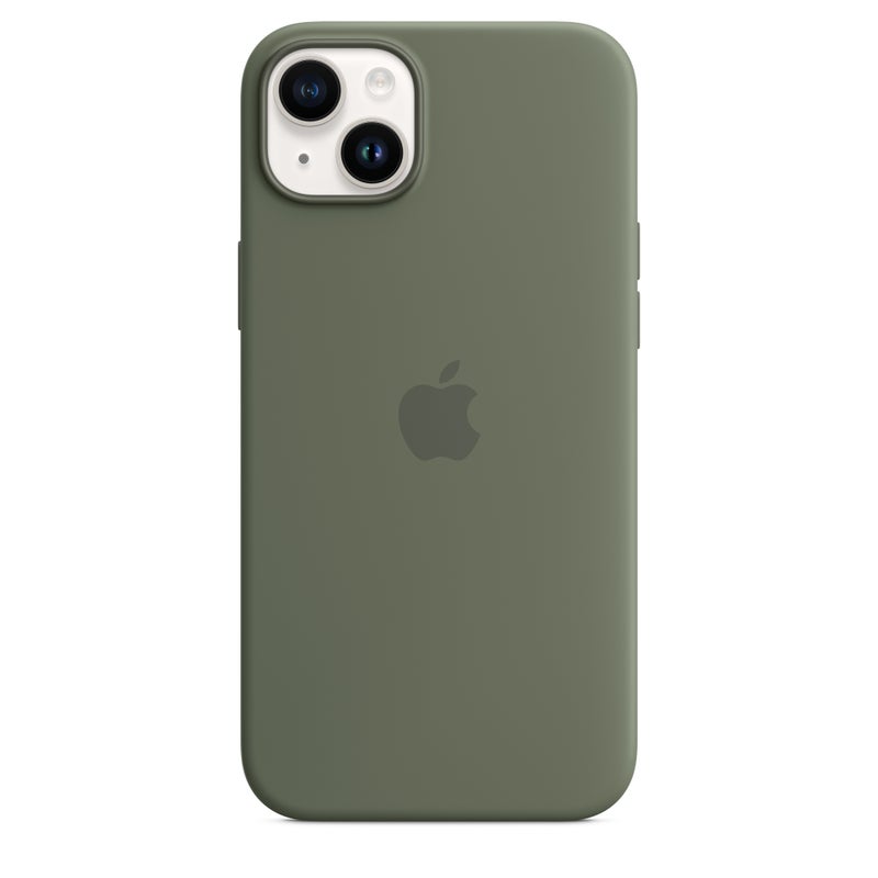 Apple iPhone 14 Plus Silicone Case with MagSafe - Olive