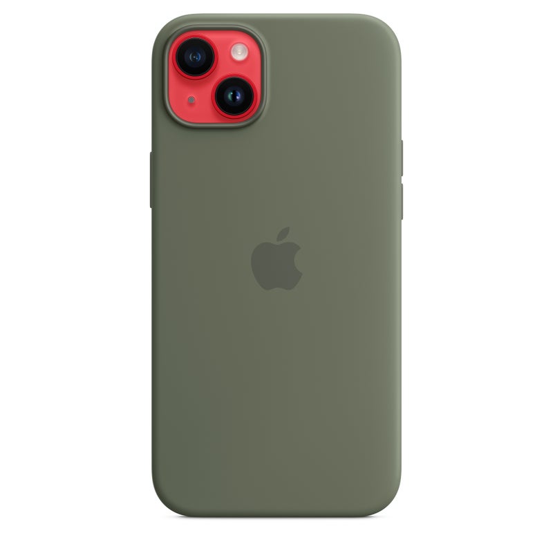 Apple iPhone 14 Plus Silicone Case with MagSafe - Olive