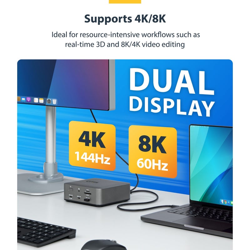 StarTech.com Thunderbolt 5 (USB‑C) cable (50cm)