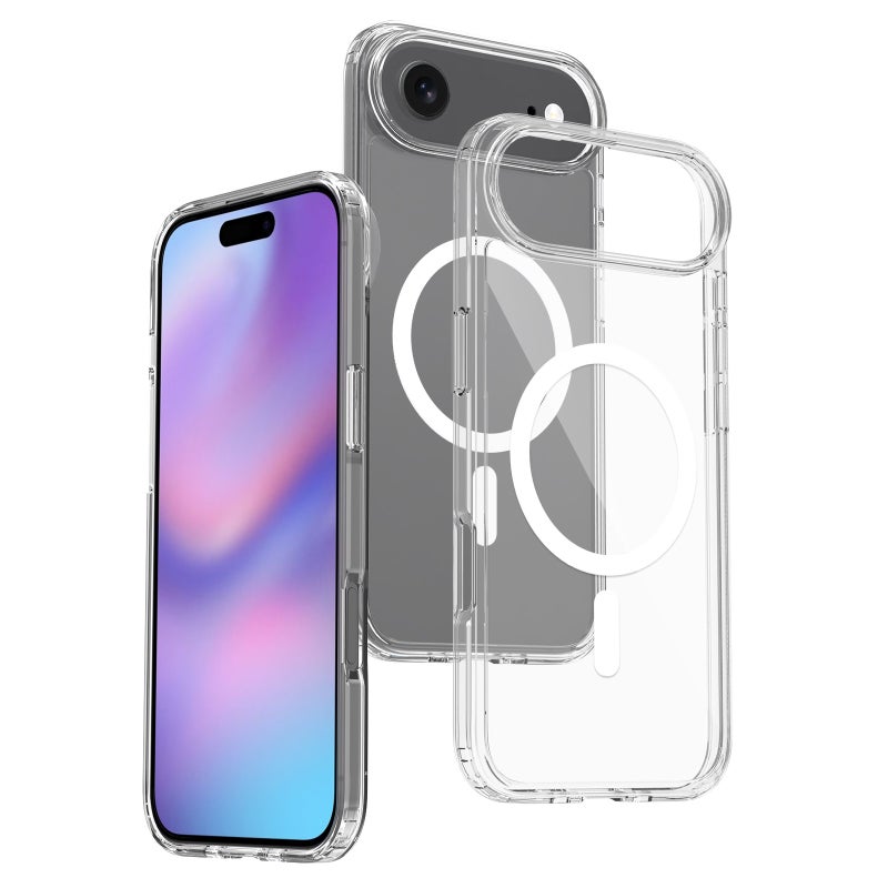SISUGLASS X TITAN Magnetic Case for iPhone Air, Clear