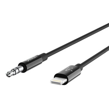 Belkin Lightning to 3.5mm Cable, Black