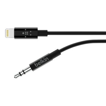 Belkin Lightning to 3.5mm Cable, Black
