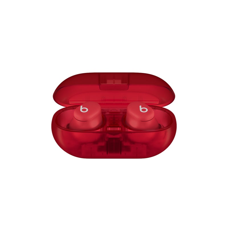 Beats Solo Buds - True Wireless Earbuds - Transparent Red