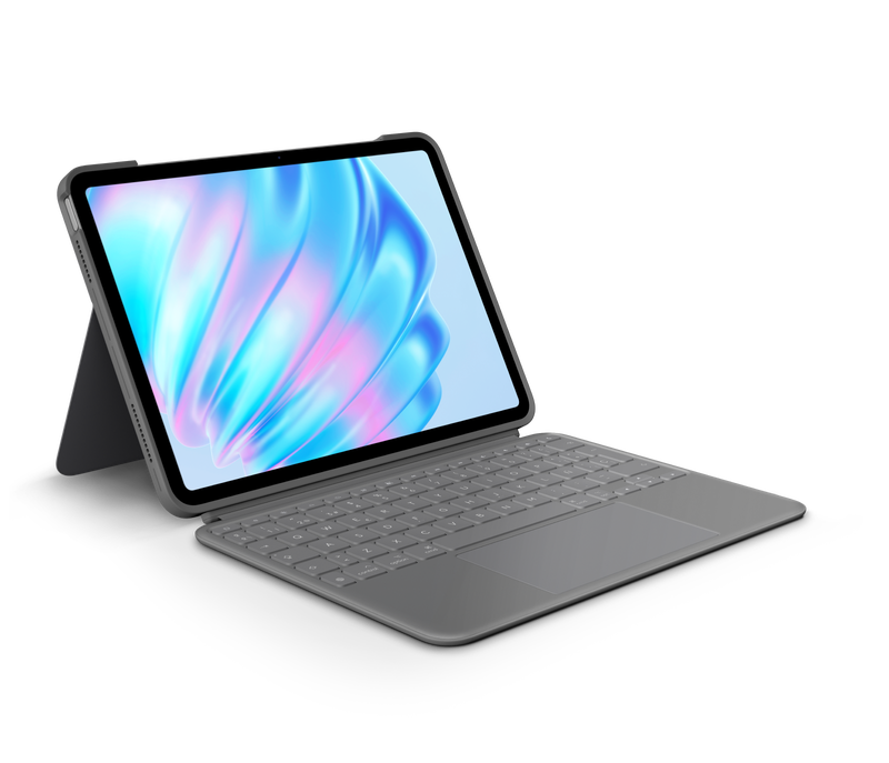 Logitech Combo Touch Keyboard Trackpad for iPad Air 11" (M4 | M3 | M2) - Finnish / Swedish, Grey