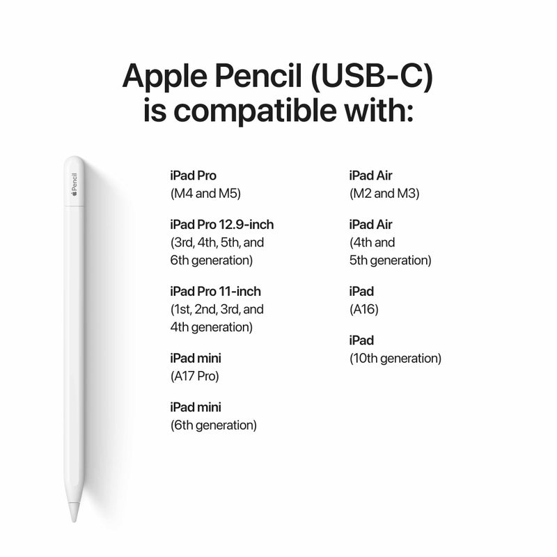 Apple Pencil -kyn&auml; (USB-C)