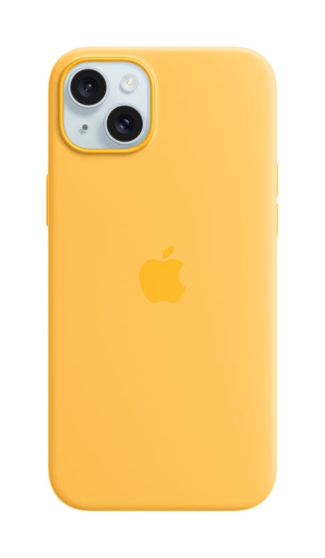 Apple iPhone 15 Plus Silicone Case with MagSafe - Sunshine