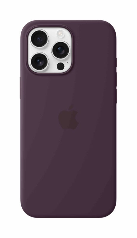 Apple iPhone 16 Pro Max Silicone Case with MagSafe - Plum