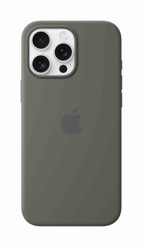 Apple iPhone 16 Pro Max Silicone Case with MagSafe - Stone Gray