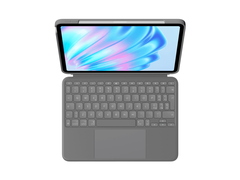 Logitech Combo Touch Keyboard Trackpad for iPad Air 11" (M4 | M3 | M2) - Finnish / Swedish, Grey